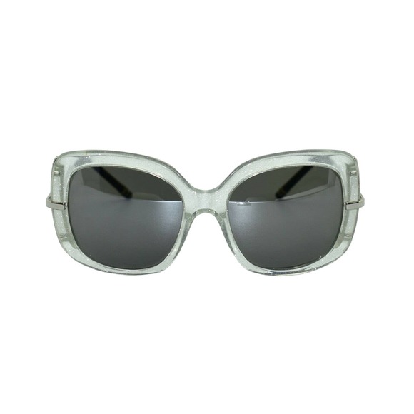 D0 NEW BOUCHERON PARIS BC0002S 005 Crystal Silver/Smoke Mirror Lens Sunglasses - Picture 2 of 7